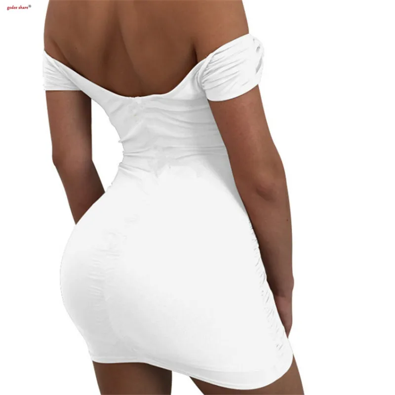 Sexy Mini Dresses Women Vestido 2019 Femme Summer Clothes Short Sleeve V Neck Backless Bandage Dress Female Costumes | Женская одежда