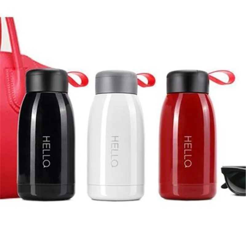 450 мл портативная Женская вакуумная фляжка Термочашка простой стиль из