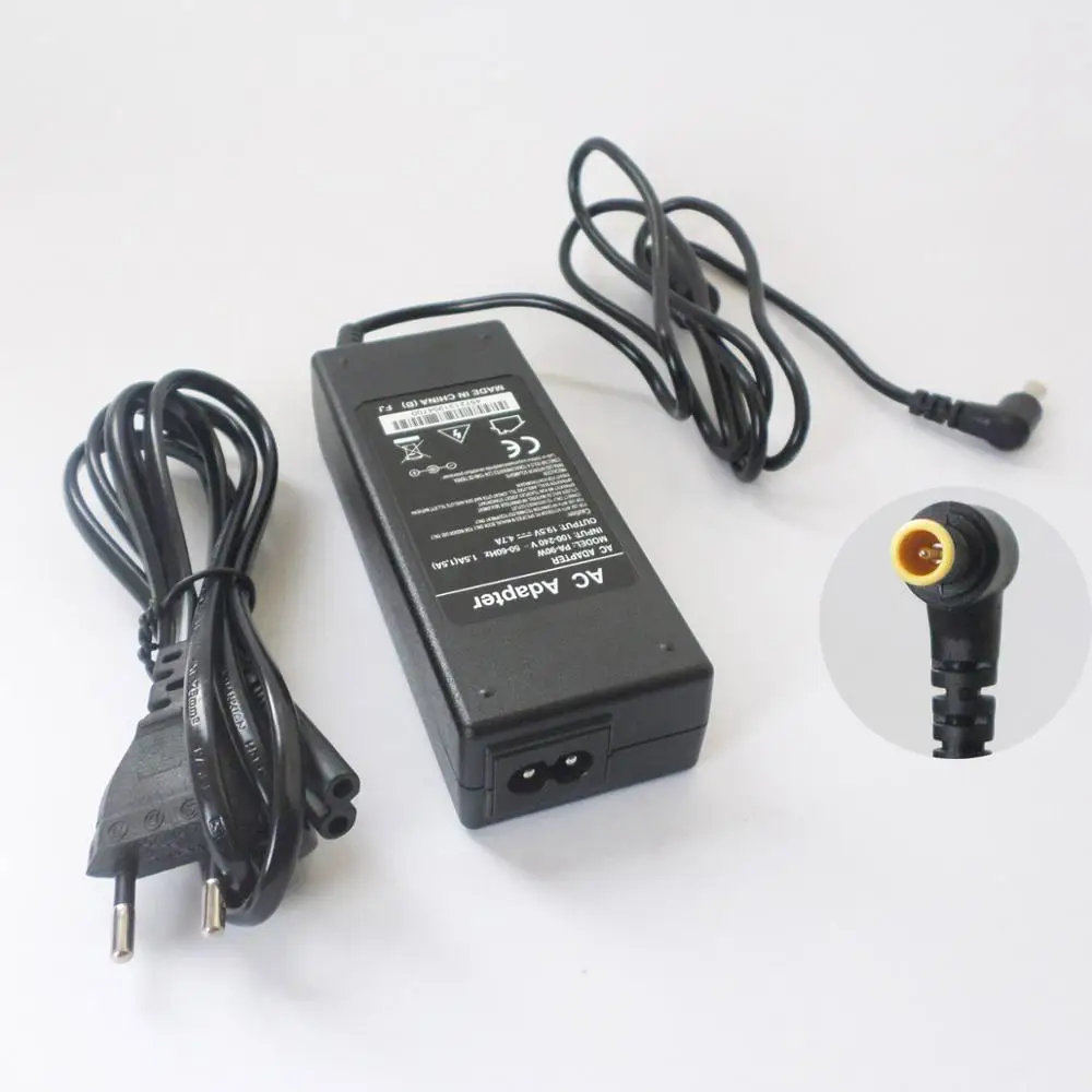 

AC Adapter For Sony Vaio VGN-S550 VGN-S560 VGN-S570 VGN-S580 VGN-S5HP VGN-S5VP VGN-S5XP 19.5V 4.74A Laptop Power Supply Charger