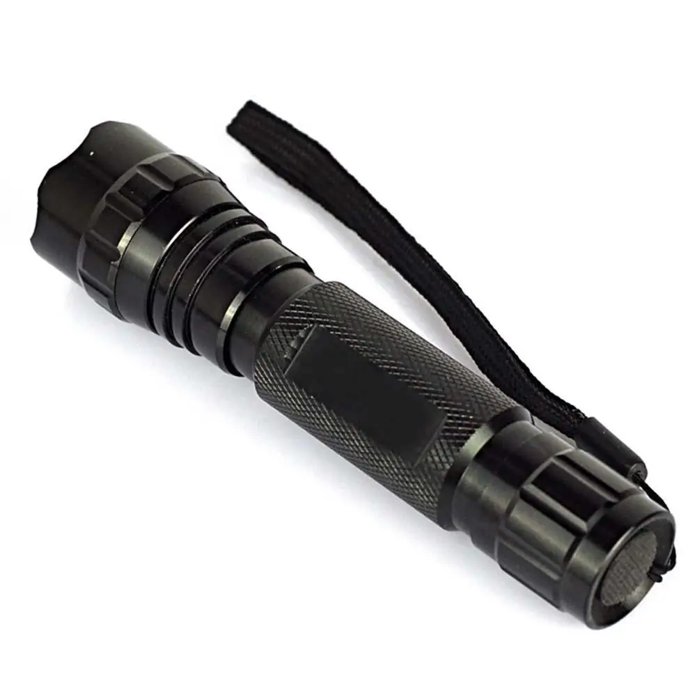 

Led Flashlight 2500 Lumens Lighting Torch 5 Modes 18650 Battery Outdoor Penlight