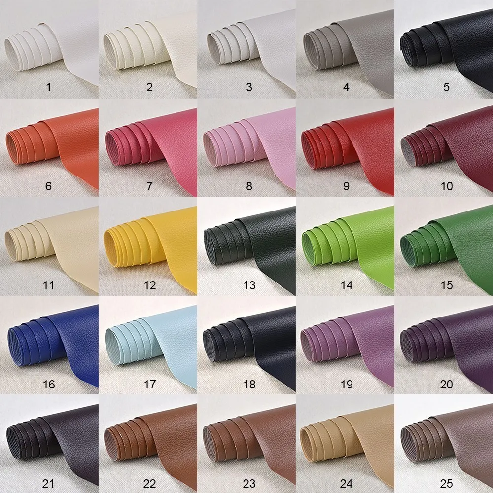 ZYFMPTEX 135x50 см толщина 0 6 Новое поступление самоклеящаяся искусственная кожа личи