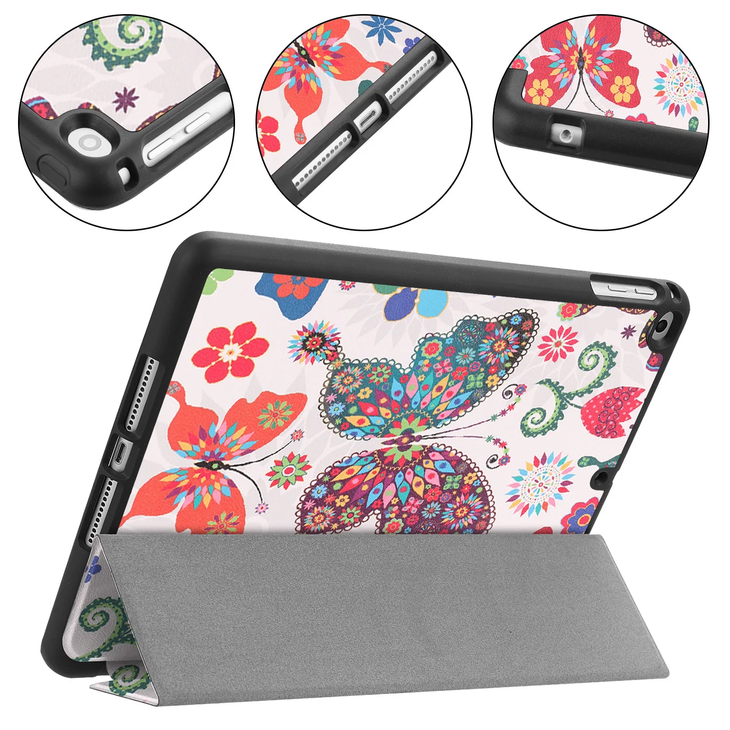 Чехол для iPad 9 7 дюймов 2018 2017 чехол с держателем карандашом умный PU кожаный