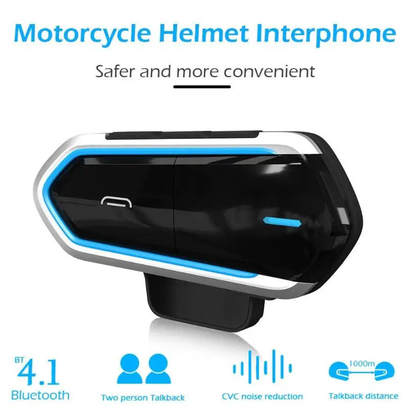 Bluetooth4.1 мотоциклетный шлем гарнитура с микрофоном 450 мА/ч Беспроводной Bluetooth 4 1