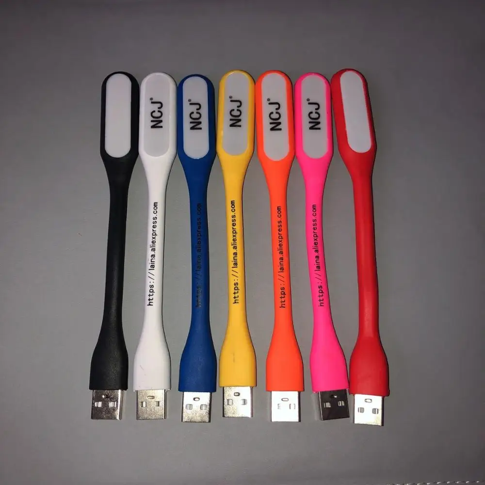 NCJ Портативная светодиодная мини USB лампа 5В 1 2 Вт Супер яркий свет для чтения книг