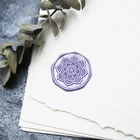 Мандалы воск печать штамп, конверт Воск запечатывания, пользовательские свадебные печати, печать подарок воск штамп для флориста, лом заказ штамп