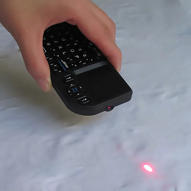 Портативная беспроводная мини клавиатура 2 4G с сенсорной панелью и подсветкой