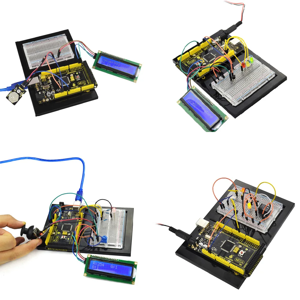 Оригинальный Keyestudio KS0082 учебный конструктор комплект для Arduino с МЕГА 2560