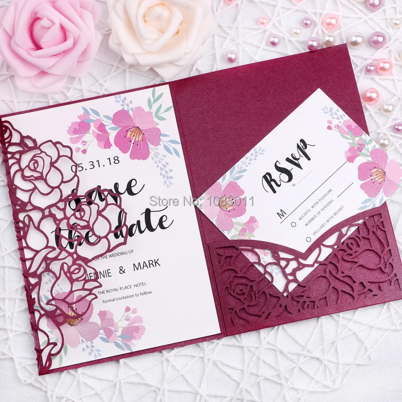 20 шт. пригласительные открытки для свадебной вечеринки|Открытки и приглашения| |