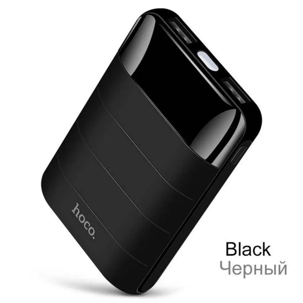 HOCO 10000 mAh банк питания мини двойной USB светодиодный дисплей полимерная Внешняя