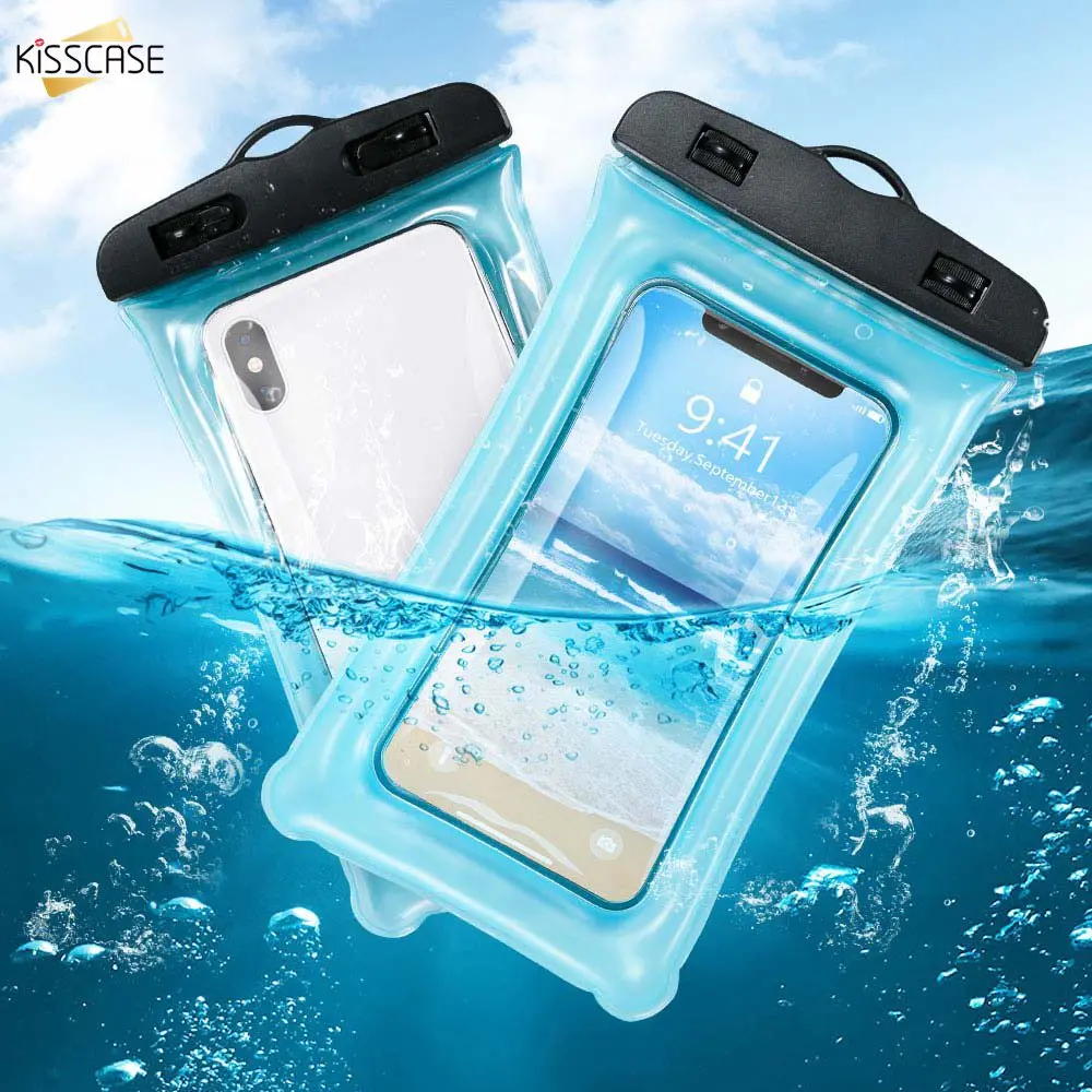 KISSCASE водонепроницаемый чехол для телефона мобильного сухая сумка iPhone X Samsung S10 Plus