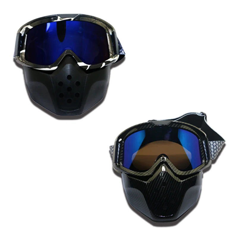 FLYQUICK мотоцикл езда Велоспорт Oculos съемный Gafas очки мотокросса пылезащитный шлем
