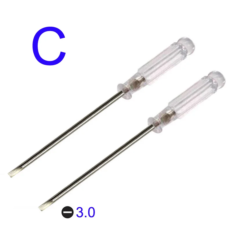 10pcs/lot Mini 3.0 Micro Cross Phillips Flat Screwdriver For MobilePhone PC Repair Tool | Мобильные телефоны и аксессуары