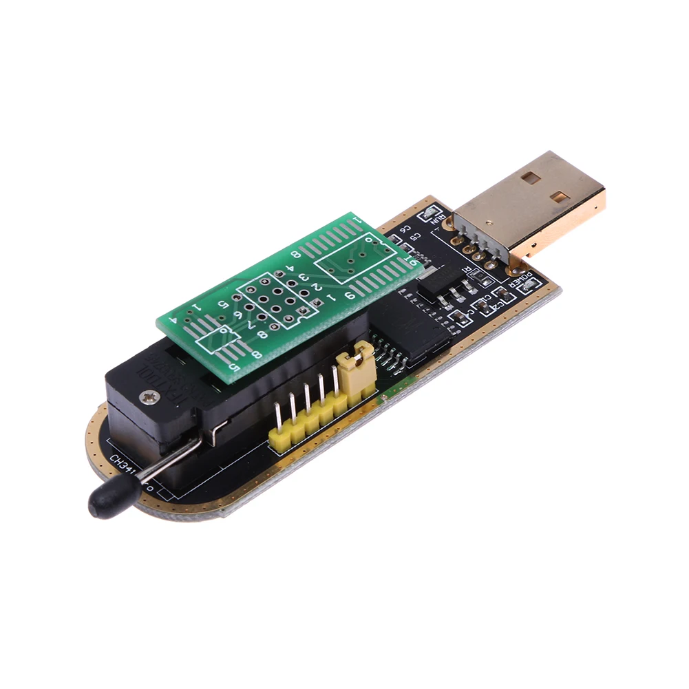 8pin/16pin чип USB программатор CH341A серии горелки 24 EEPROM BIOS писатель Поддержка и 25 SPI