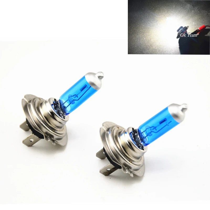 2pcs H4/H1/H3/H7/H11/9005/9006 55W 100W 12V HOD Xenon White 6000k Halogen Car Head Light Globes Bulbs Lamp H4 H7 | Автомобили и