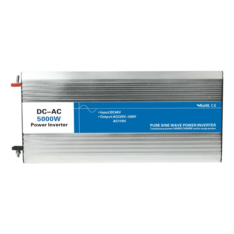 5000 Вт Чистая Синусоидальная волна инвертор DC 12 В/24 В/48 В к AC 110 В/220 tronic мощность