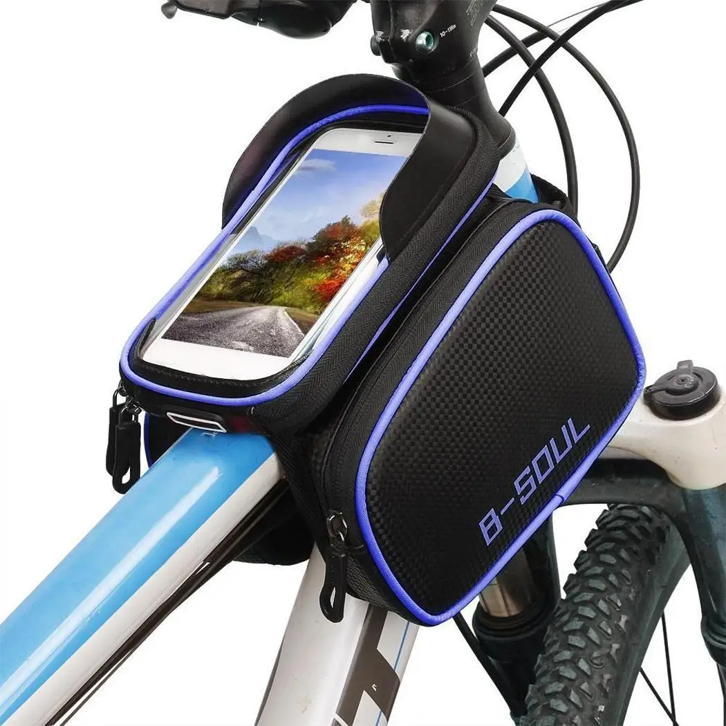MTB дорожный велосипедный сенсорный экран передняя рамка велосипедная