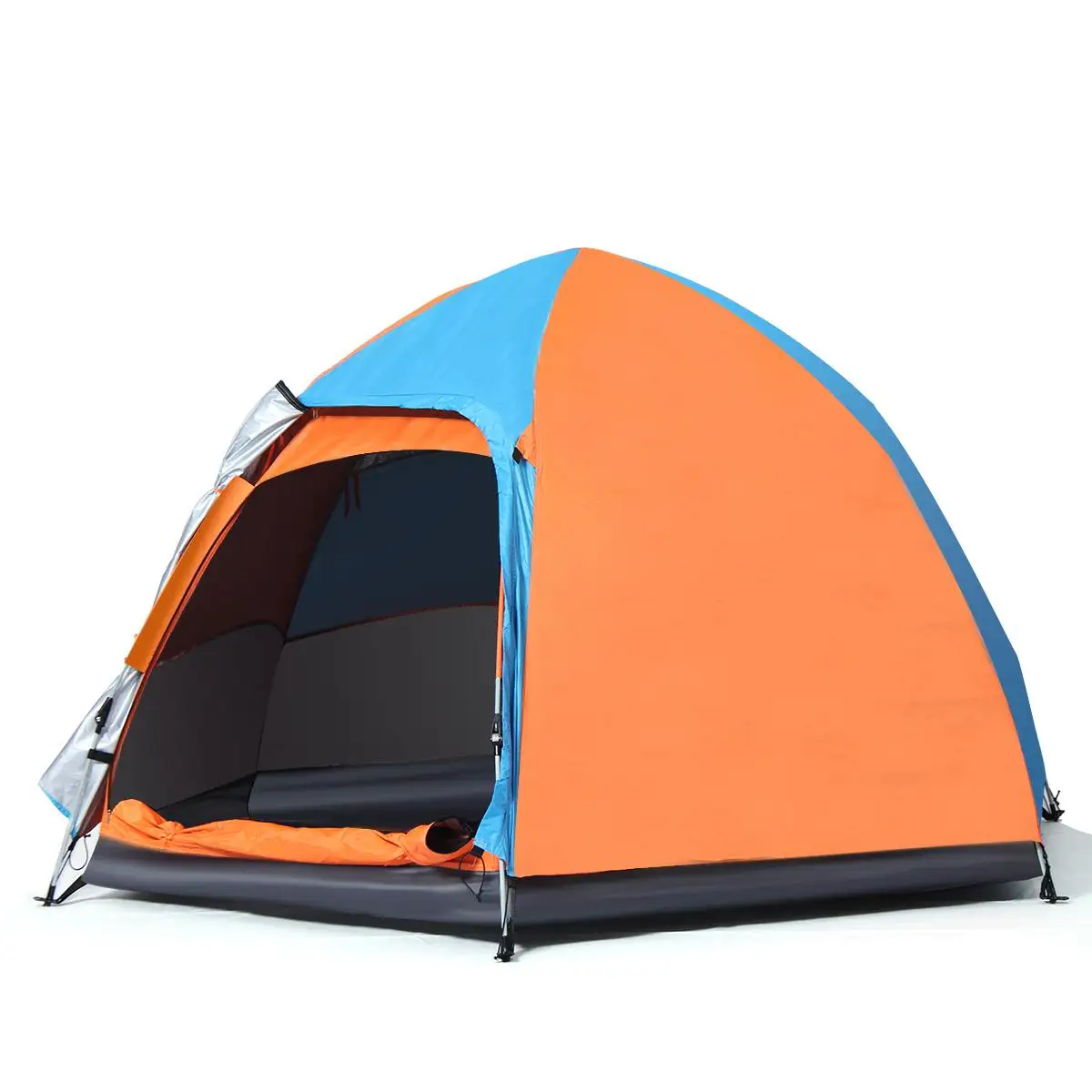 

SGODDE Outdoor 3-4 Persons Automatic Camping Tent Throwing Waterproof Hiking Tent Double Layer UV Beach Sunshade Canopy