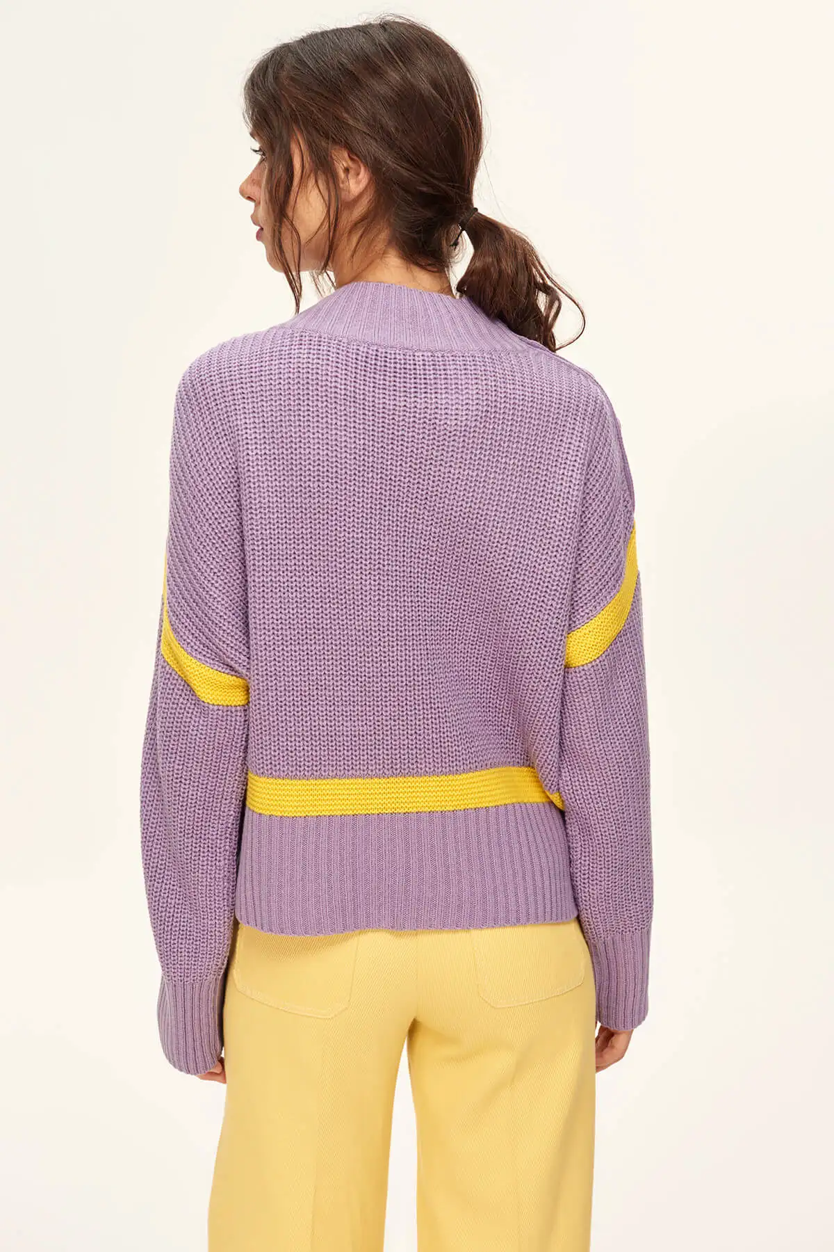 Trendyol Lila Shoulder Button Sweater Detailed TCLAW19ZA0019 |