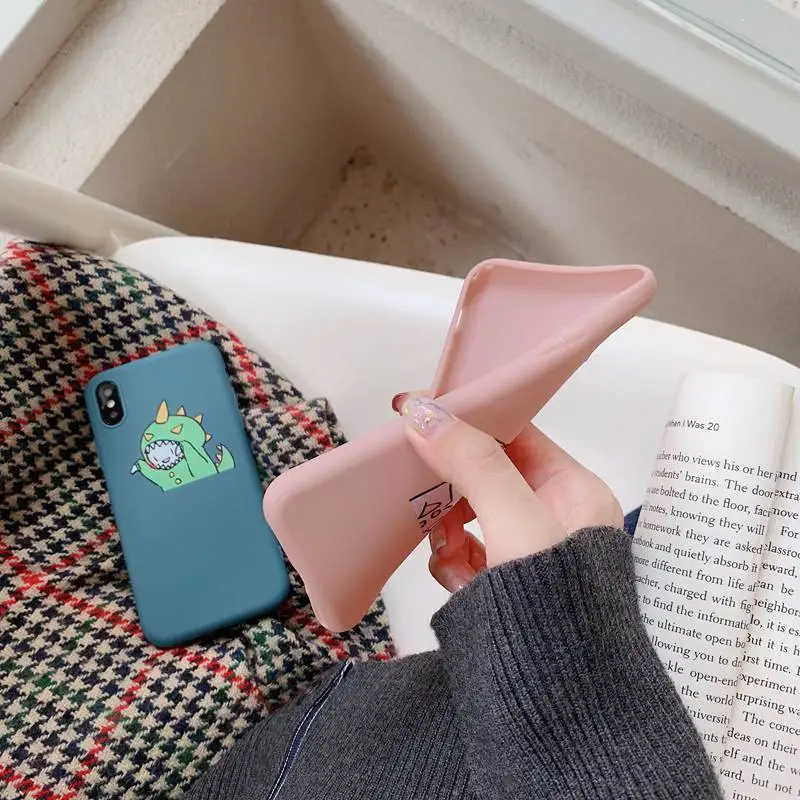 Stelllife милый мультяшный динозавр чехол для iPhone X XS Max XR забавные парные Чехлы IPhone8 6s 7