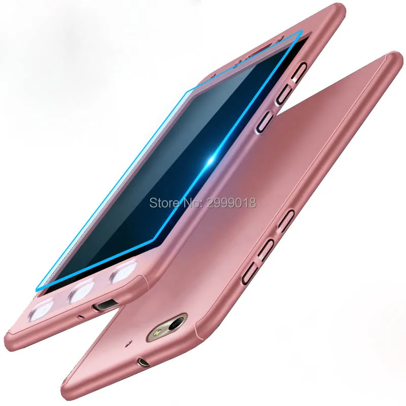 360 градусов полный чехол для Huawei Honor 4C Pro задняя крышка с закаленным стеклом CHM-U01 G