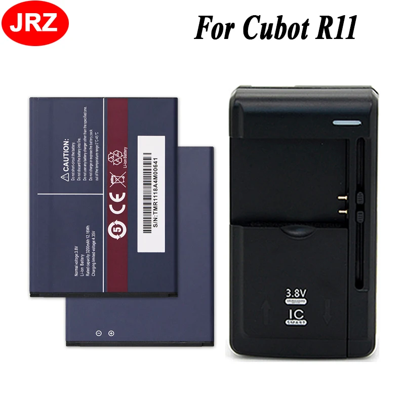 JRZ лот = 1 шт. + зарядное устройство 3 8 в 2800 мАч батарея для телефона Cubot R11 Высокое