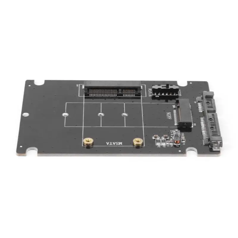 Конвертер/адаптер 2 в 1 mSATA SATA NGFF(M.2) SATA3 твердотельный диск с поддержкой mSATA/M.2 NGFF SSD