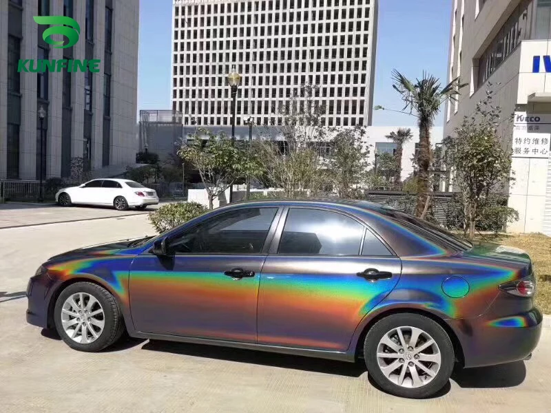 Стайлинг автомобиля великолепная серая Автомобильная виниловая пленка наклейка