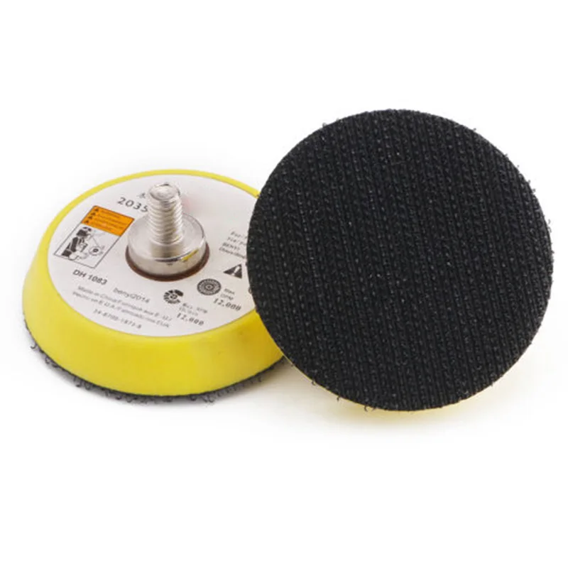

50mm /2 Inch Polishing Sander Backer Plate Napping Hook Loop Sanding Disc Pad US