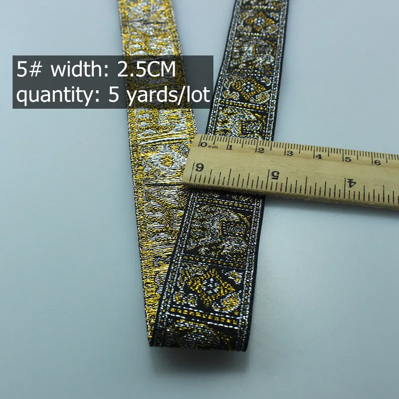 5 ярдов/партия 2 см Таиланд Слон DIY Цыганский аксессуар Вышивка Ткань кружевная