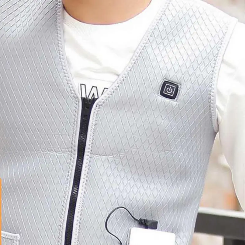 Горячая Распродажа унисекс USB Электрический нагревающий жилет теплый