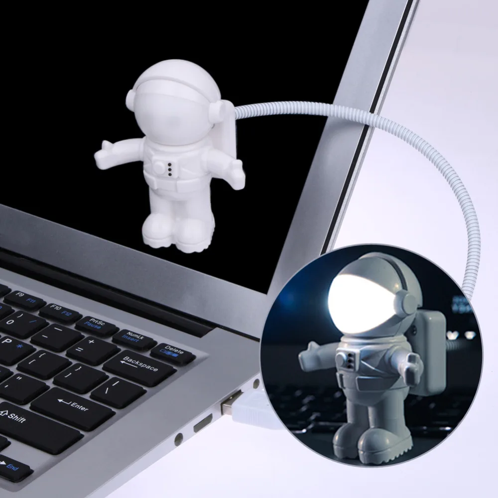 Забавная светодиодная USB лампа Астронавт гаджет космический человек
