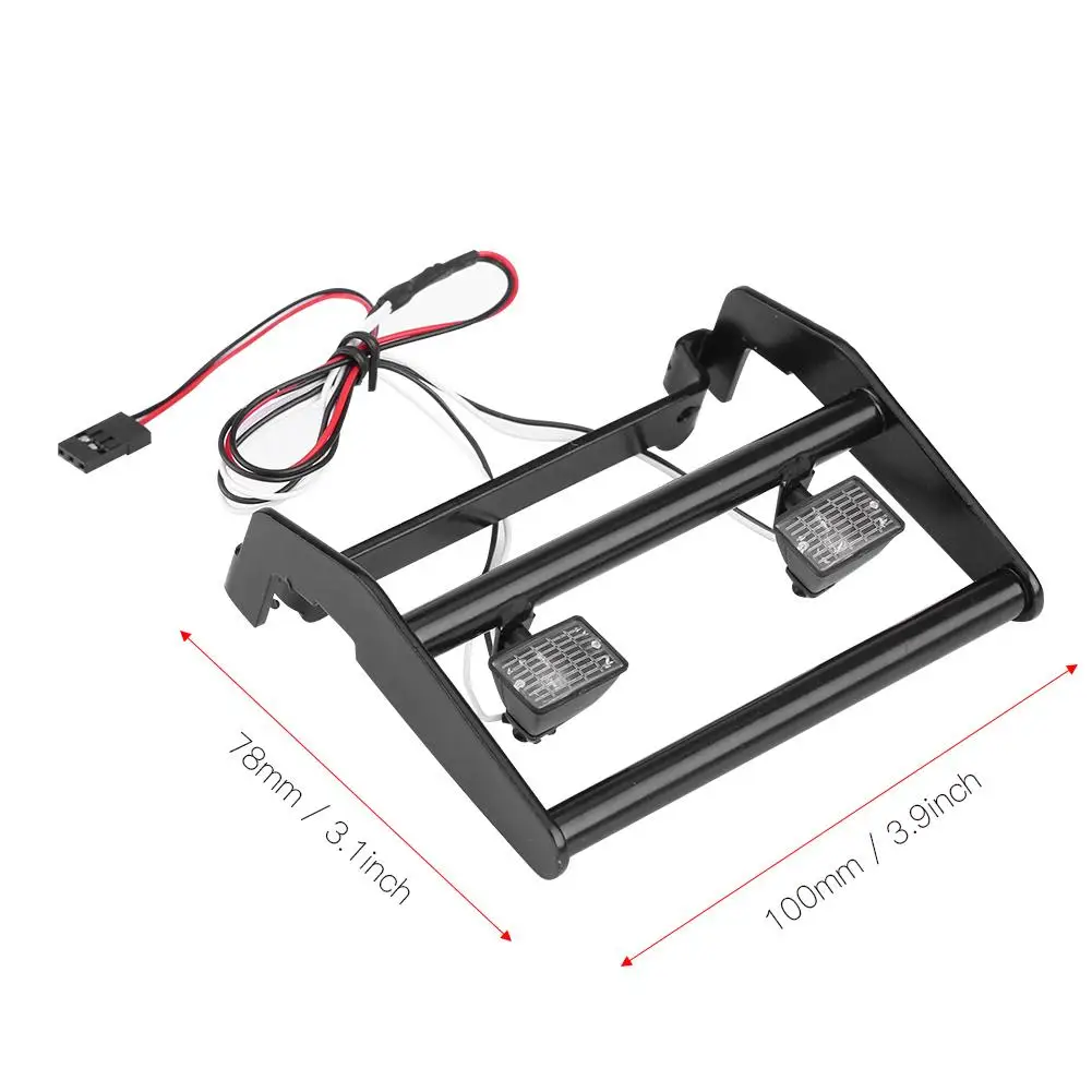 Передний бампер светодиодный светильник кой для TRAXXAS TRX4 82046-4 RC Crawler автомобиль с