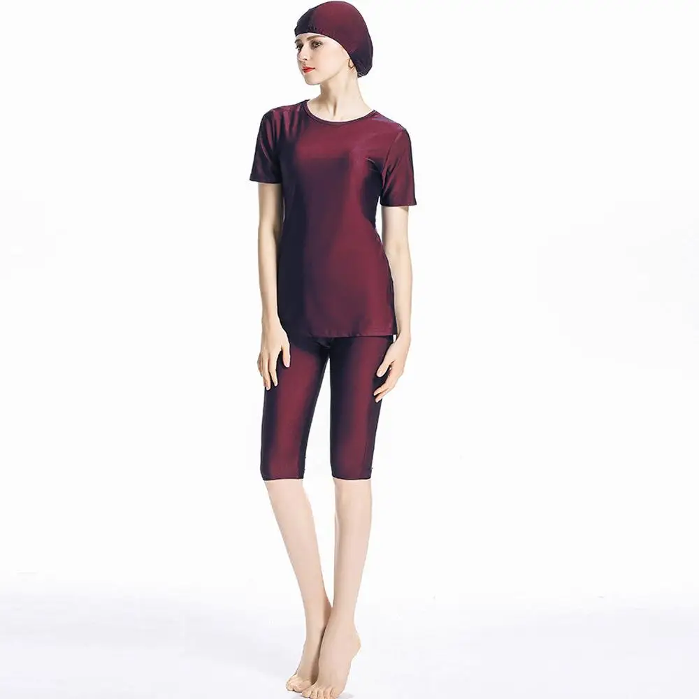 3 шт. скромный Burkini купальник Мусульманский Исламский купальный костюм хиджаб