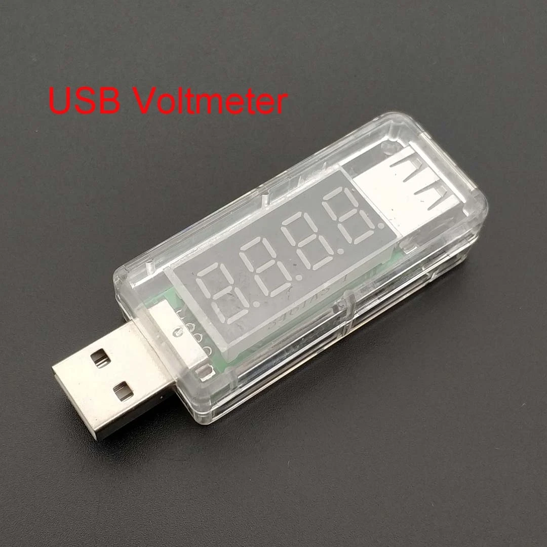 Вольтметр Smart Electronics цифровой USB Мобильный измеритель напряжения зарядка тока