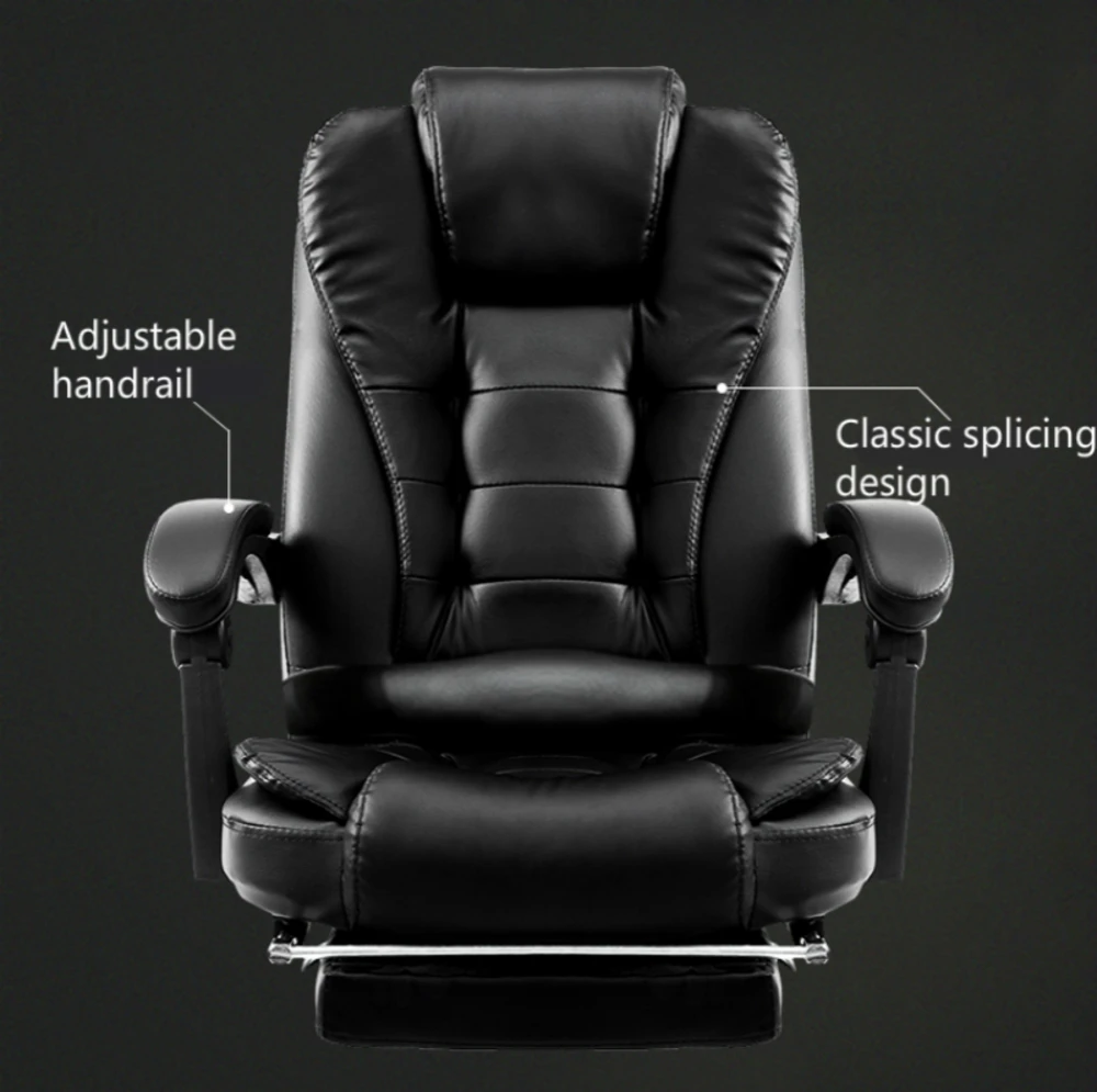 Hick Lift Rotation Massage Chair Modern Simple Office Boss Backrest Adjustable with Footrest Comfortable Computer | Игрушки и хобби