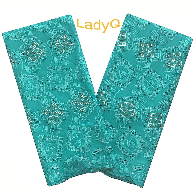 LadyQ 2019 Белая синтетическая хлопковая кружевная ткань 5 ярдов розовая индийская