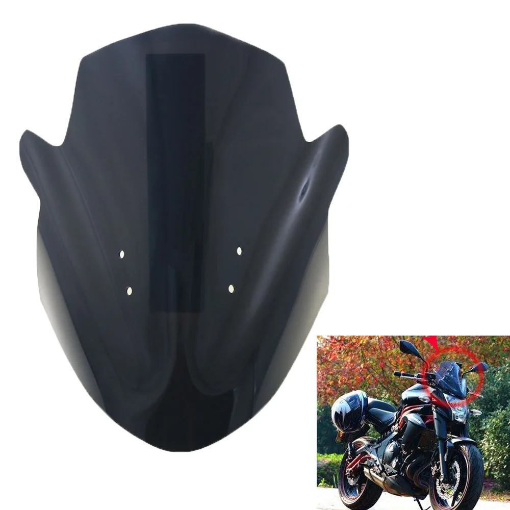 Ветровое стекло на мотоцикл переднее ветровое для Kawasaki ER 6N 2012 2013 2014 экран
