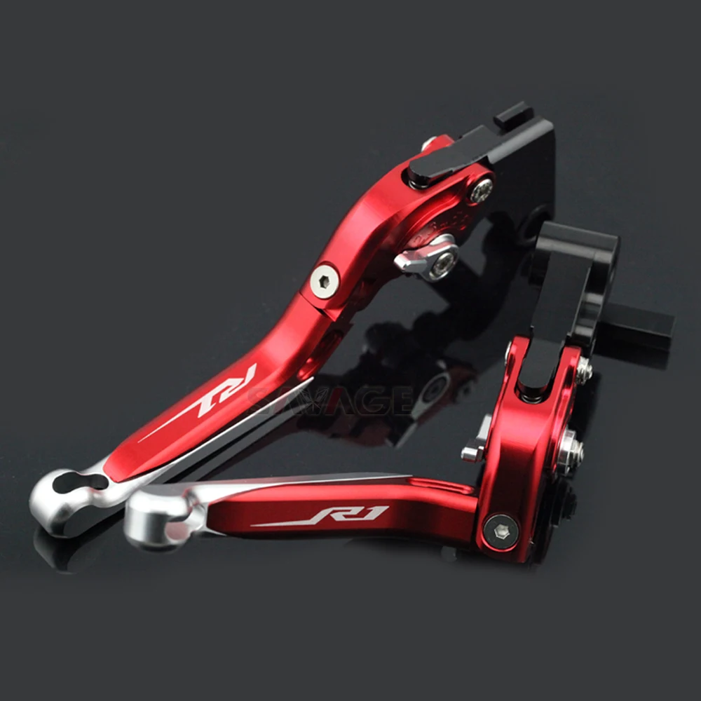 Тормозной рычаг сцепления для Yamaha Yzfr1 Yzf r1/r1m/r1s 2015 2016 2017 красный мотоцикл