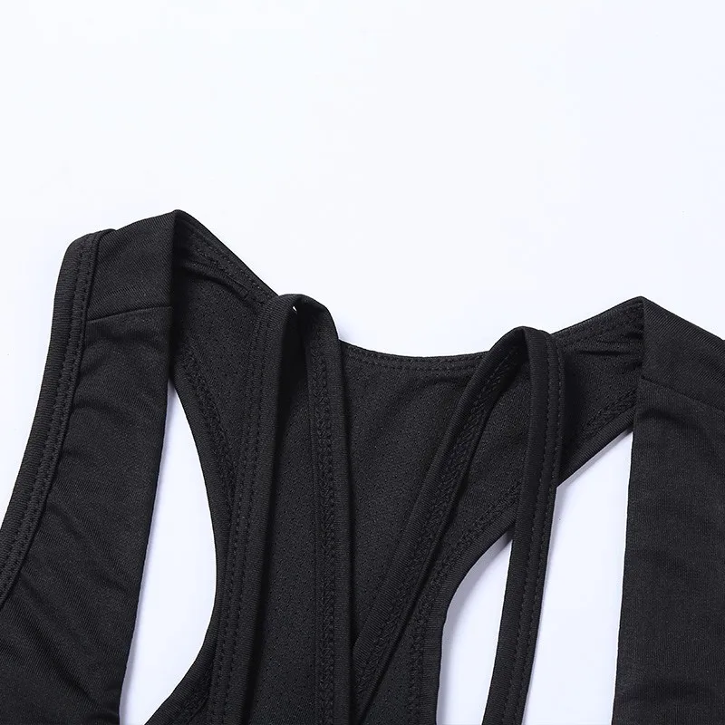 Для женщин High Impact Поддержка спортивный бюстгальтер крест-накрест RacerBack Wirefree