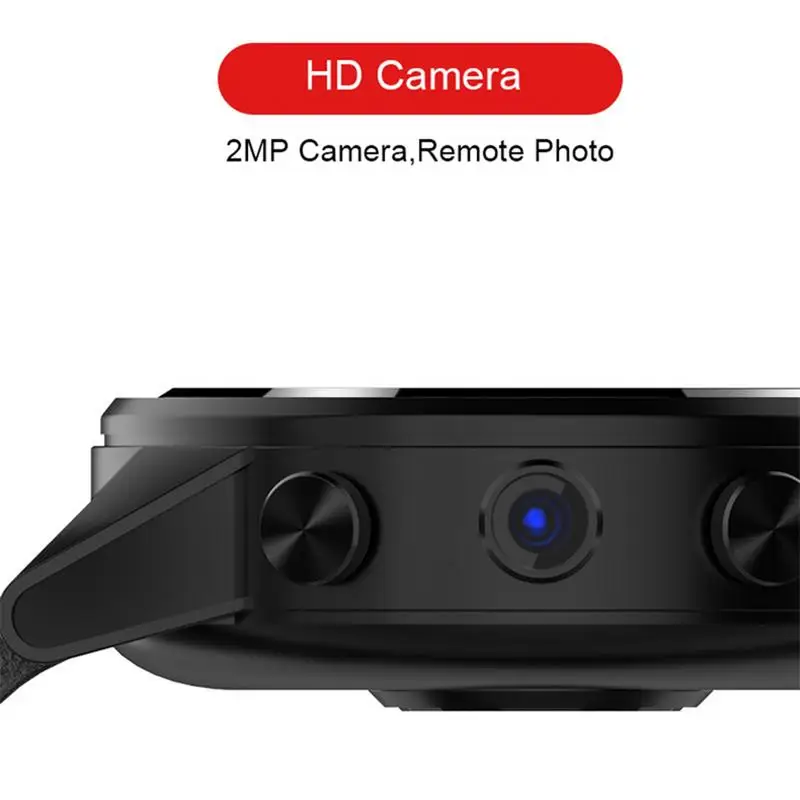 Фитнес трекер Android 4G карта полный круглый экран 1 6 дюймов фото wifi