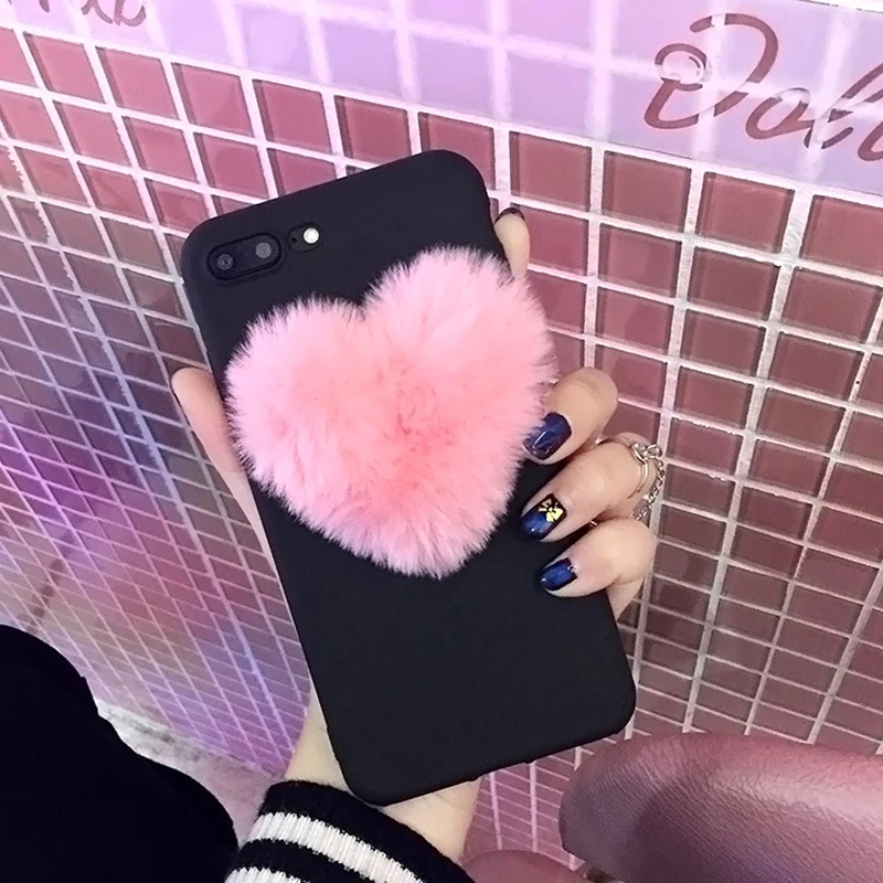 Роскошные 3D мультфильм сердце любовь чехол для Xiaomi смешать 3 Note 6 Pro 8 lite f1 A2 Lite
