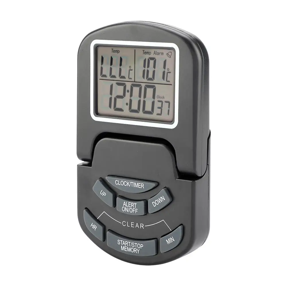 Digital Waterproof Alerts Timing Cooking Thermometer For BBQ Meat Food Tea | Дом и сад