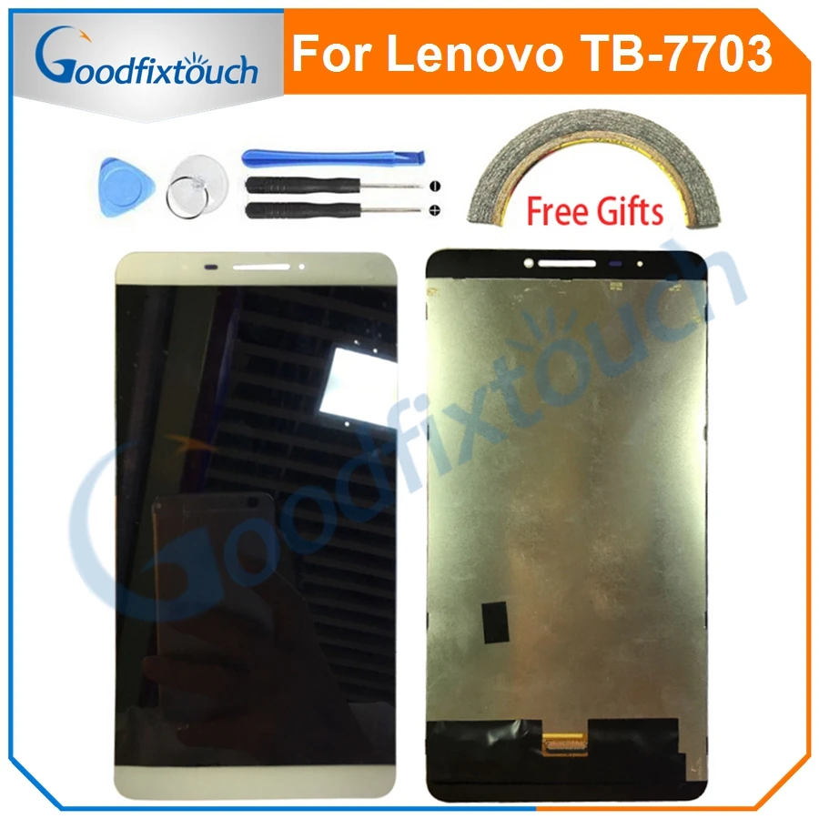 Для Lenovo Tab 3 Plus TB 7703X Tb 7703 PB1 750 ZA1K0070RU ЖК дисплей и сенсорный экран с цифровым