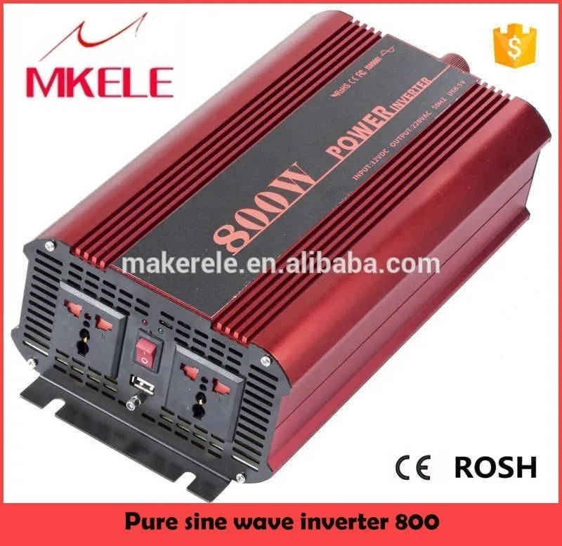 

MKP800-242R 800Watt pure sine aims inverters 24vdc to 220vac pure sine wave air conditioning inverter aims power inverters