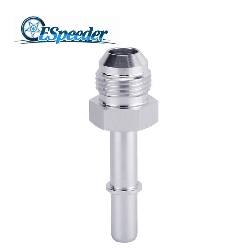 ESPEEDER Silver AN8 Male to 3/8 &quotSAE быстроразъемный мужской нажимной EFI Топливный Шланг из
