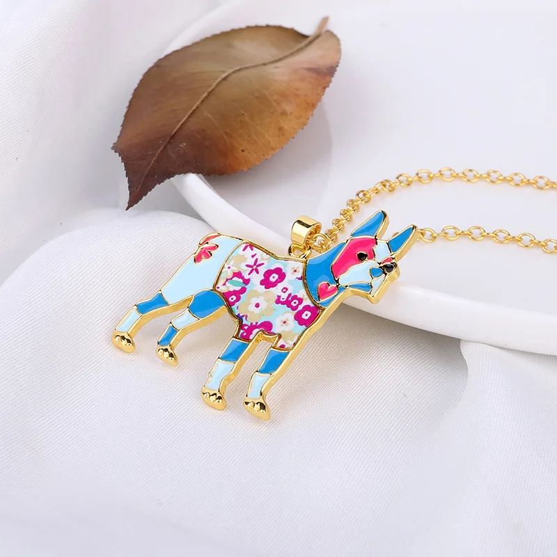 Женское Ожерелье со знаками Зодиака и собакой|colar feminino|jewelry womendog necklace |