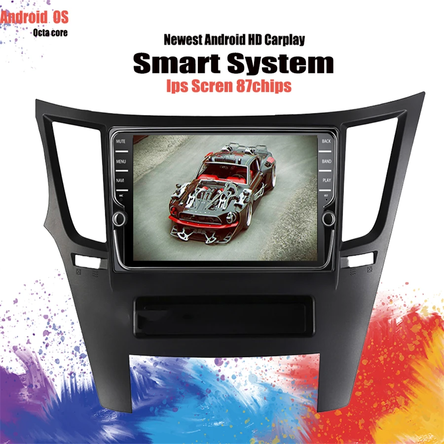 Octa 1024*600 Android 8 1 автомобильный dvd плеер для Subaru Legacy/Outback 2013 2014 2010 экран стерео