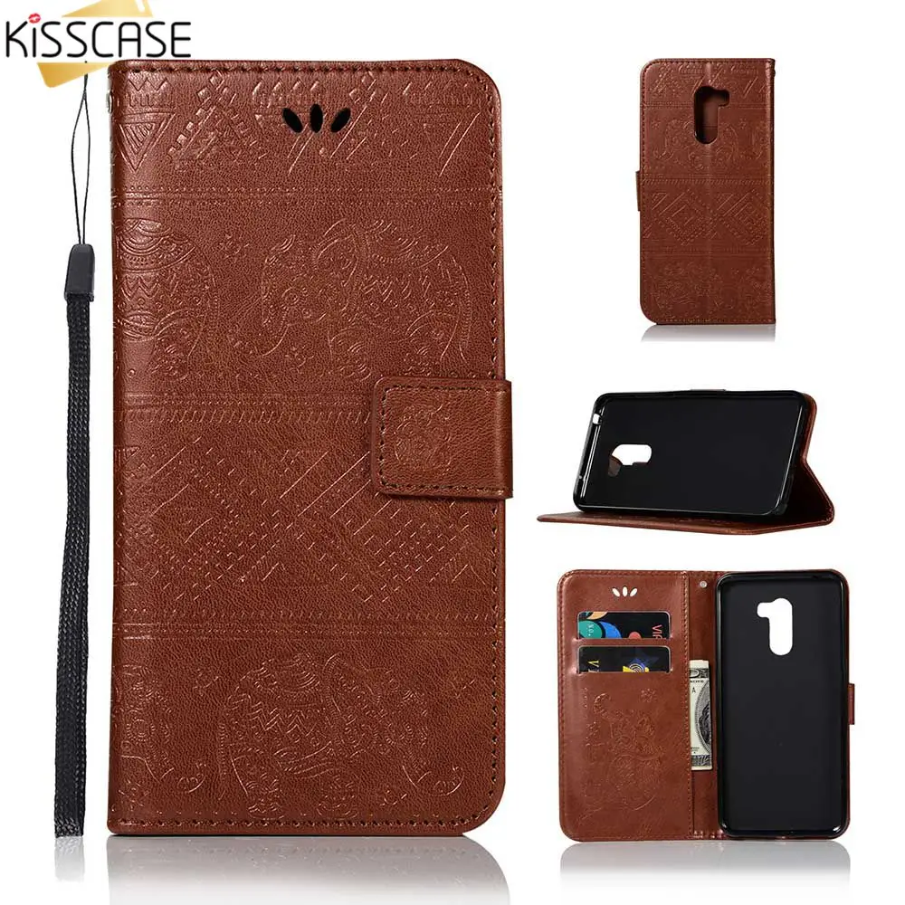 Чехол-книжка KISSCASE с тиснением в виде животного для Xiaomi 6 8 SE Lite Mix 2 5S 5C Redmi 3 4A 5A |