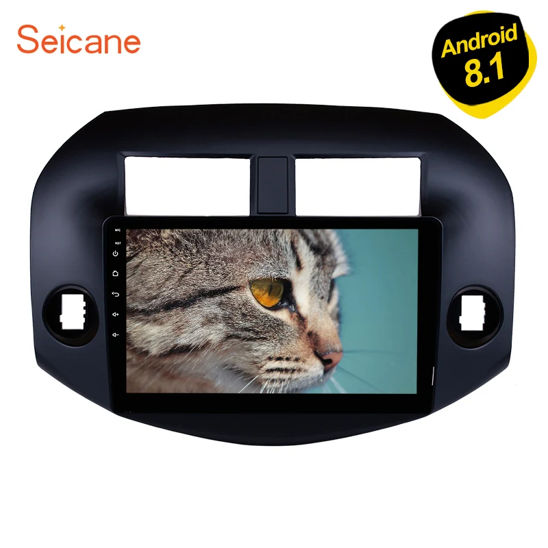 Seicane 2Din Android 9 1 мультимедийный плеер 10 дюймов для 2007 2008 2009 2010 2011 Toyota RAV4 GPS авто
