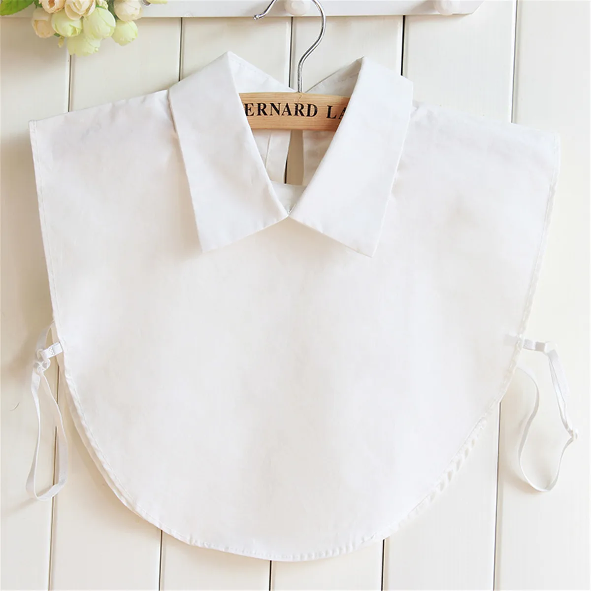 Female Vintage Fake Collar Deatachable Collars Cotton Chiffon White Solid Retro Neckwear Lapel Blouse Top Clothes Accessories |